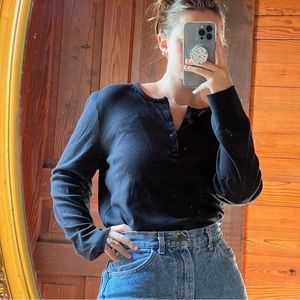 Women’s large black long sleeve Ralph Lauren